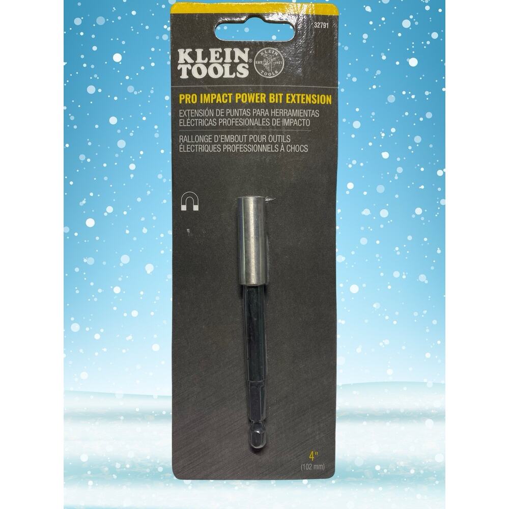 Klein Tools Pro Impact Power Bit Extension – 4” (Model 32791)
